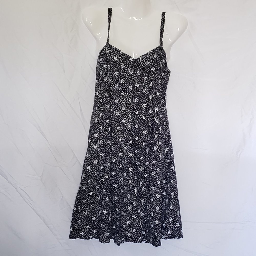 Soda Blu Monochrome Floral Mini Dress